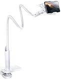 Lamicall Handy Halter für Bett, Schwanenhals Handy Halterung - Flexible Lang Arm Handy Ständer für iPhone 13 Pro, 12 Pro Max Mini, 11 Pro XS Max X 8 7 6S SE, Samsung S10 S9 S8, 4-6,5 Zoll Smartp