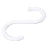 Sourcingmap® 5 STK Plastik S Form Haken Bügel Verschluss für Schrank Haus Organisation DE