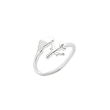 CRYPIN Open Airplane Cloud Proofing Ring Ring Ring Kreativer Stil Schmuck