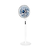 Rowenta VU5770 Turbo Silence Extreme+ Standventilator (5 Geschwindigkeitsstufen, Timer-Funktion, verstellbarer Neigungswinkel, 35 dB(A), 100% Kupfermotor, inkl. Fernbedienung, sehr kompakt) weiß