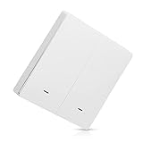 Wandpanel Smart Switch, Korrosionsbeständigkeit Smart Light Switch Temperaturbeständigkeit Zuverlässig und sicher für Zuhause(2-Wege)