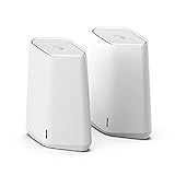 NETGEAR Orbi Pro SXK30 WiFi 6 Mini AX1800 WLAN Mesh System (Wifi 6 Router + 1 Mesh Satellit für Büro oder zu Hause, WLAN Abdeckung bis zu 250 m² und 40 Geräte, Geschwindigkeit bis 1,8 GBit/s)