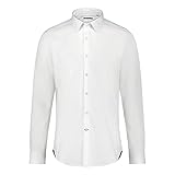 Soulution Herren Hemd - Slim-Fit Langarm Hemd Blickdicht mit 130g/m² - körperbewusster Schnitt - Business Freizeit Anzugshemd - Weiß - L - Umweltfreundliche Herstellung in EU