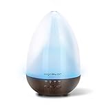 Aigostar Aroma Diffuser für ätherische öle Duftöl Diffuser Essential Oil Diffuser Aromatherapy Oil Diffuser 1/3/6 Hour Timer and 7 Color Lighting, Cold Mist Humidifier - Herb