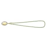 Autoanhänger, Harmloser Dauerhafter Amulett-Anhänger Sicherer Gesunder Mehrzweck Exquisite Verarbeitung Leicht für Geschenke für Dekor(Smaragdgrüne große Perle + kleine goldene Perle)