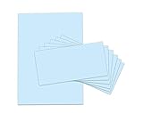 Briefpapier-Set Briefpapier mit Umschlag blau Briefbogen eibfarbiges Papier selbstklebende Umschlag für Briefe Einladungen (10 Blätter + 10 Umschläge)