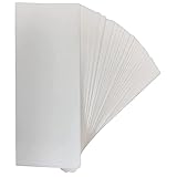 BJH 500 Chromatographiepapierstreifen - Grade 1 Chromatographiepapier 3 x 1 Zoll für Labore, Schulen, Pigmenttrennung und Exp