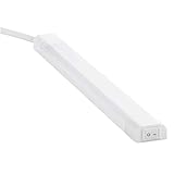 SEBSON LED Unterbauleuchte neutralweiß 30cm, LED Leiste 4W, 300lm, 4000K, LED Lichtleiste mit Stecker und Schalter, 230V, IP20, 24x13x300