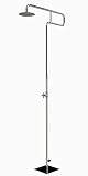 well2wellness® Gartendusche Außendusche Trombone Modell 70 aus Edelstahl V2