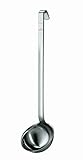 RÖSLE Gastro Schöpflöffel, Schöpfkelle mit Hakengriff, Edelstahl 18/10, hochglänzend/matt, 8 cm, Spülmaschinengeeig