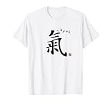 Qi Energie (Chi oder Ki) Chinesisches Kalligraphie Skript T-S