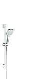 hansgrohe Croma Select E Duschset 0,65m, 3 Strahlarten, Weiß/C