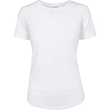 Build Your Brand Damen Ladies Fit Tee T-Shirt, White, L