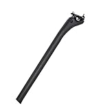 GXJU Federsattelstütze 2019 Regale Vollcarbon MTB Fahrrad Sattelstütze Rennrad Sattelstange Mountainbike Sattelstütze 25,4-350 / 400MM Fahrrad Sattelstütze (Color : EIN, Size : 3K 25.4-350mm)