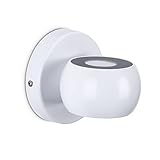 ENCOFT Wandleuchte Drehbar LED Innen 10W Weiß 6000K Kaltes Weiß Wandbeleuchtung Up Down Wandlampe Modern für Bad Flur Kinderzimmer Treppenhaus Wohnzimmer S