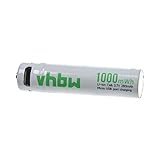 vhbw AAA Micro Akku mit Micro USB-Anschluss (280mAh, 1,5V, Li-Ion)