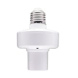 QiKun-Home E27 WiFi Smart Lampenfassung Smart Lamp Head APP Sprachsteuerung Intelligente Lampenkopf Glühlampenfassung für Echo für Google W