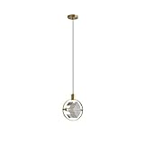 ZHANGJINYISHOP2016 Pendelleuchte Pendellampe Nachttischlampen Modern Licht Luxus Kreative Kronleuchter Schlafzimmer Essbar Alle Copper Kristall-Kronleuchter Hängelleuchte Hängelamp