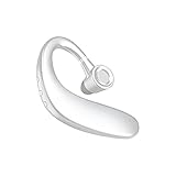 Bluetooth Kopfhörer Lärmreduzierung Bluetooth Headset Anrufrauschens Kabellose Freisprechanruf Drahtloser Ohrhörer Sprachanruf Wireless Earbuds für Business Büro Fahren (White, wie Gezeigt)