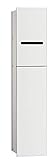 Emco Asis 2.0 Unterputz Toilettenpapierhalter, Glas optiwhite weiß, Einbauschrank, Türanschlag links - 975427451