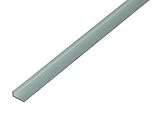 GAH-Alberts 475178 Kantenschutzprofil | Aluminium, silberfarbig eloxiert | 1000 x 14 x 10