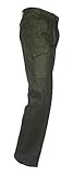 LD Jagdhose, Lodenhose mit Beintasche u. Messertasche, Oliv (58)