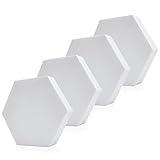 FENNEXT® Schallabsorber Wand - Akustikbild - Schallschutz aus hochwertigem AKUSTIK-VLIES für Gaming, Homeoffice, Studio - 4er Erweiterung VLIES W50
