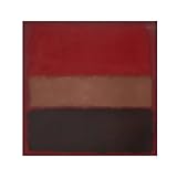 Cover-Mark Rothko Abstrakte Leinwand Wandkunst Poster und Drucke Leinwand Gemälde für Wohnzimmer und Schlafzimmer, Heimdekoration (20 x 20 cm, ungerahmt)