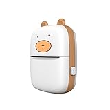 abbybubble Mini Pocket Fotodrucker Tragbare Mobile Thermodruckmaschine Drahtlose BT-Verbindung Papierfototasche Thermodruck