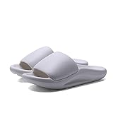 JaMsnc Duschpantoffel, Pantoffeln, rutschfeste Bad-Sandalen, weiß, 36–37, Wolken-Hausschuhe für Damen und H