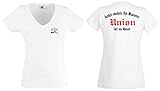Union Damen T-Shirt kniet nieder Ihr Bauern Weiss M