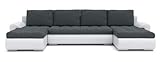 Sofini Ecksofa Tokio III mit Schlaffunktion! Best ECKSOFA! Couch mit Bettkästen! (Cas 574+ Soft 17)