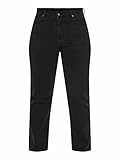 ONLY CARMAKOMA Damen CARMEGANI EX HW Wide DNM MAS04 Jeans, Black Denim, 42