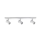 Paulmann 66713 Spotlight Zyli IP44 Balken max 3x10W GU10 WeißŸ/Chrom 230V Metall 667.13 Deckenleuchte Lampe LED Deckenlampe Deck