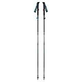 Black Diamond DISTANCE CARBON FLZ Z-POLES, Verstellbare und extrem leichte Trekkingstöcke (Trailrunning), klein faltbar, Carbon, Länge: 105-125