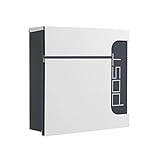 Household items Briefkästen aus verzinktem Stahlblech Vertikale Wandbriefkästen für den Außenbereich, Großraum-Büro-Kreativbriefkästen, Moderne Villa-Griffe Brief- und Zeitungszustellungsk