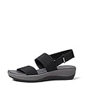 Clarks Damen Arla Jacory Slingback Sandalen, Schwarz, 38 EU