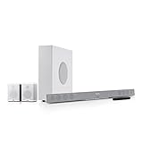 Teufel CINEBAR 11 Surround 4.1-Set Soundbar Subwoofer Bluetooth Sound Musik Film (White)