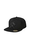 barTbaren – Snapback in Schwarz aus 100% Baumwolle – verstellbare Unisex Cap für Damen und Herren mit hochwertig aufgesticktem 3D Axt Log