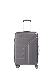 travelite 4-Rad Koffer Größe M mit Dehnfalte + TSA Schloss, Gepäck Serie VECTOR: Robuster Hartschalen Trolley in stylischen Farben, 072048-04, 70 cm, 79 Liter (erweiterbar auf 91 Liter),