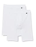 Schiesser Herren 2PACK Long Shorts Unterwäsche, weiß, 9