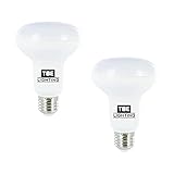 TBE Lighting 15 W LED R80 Reflektorlampen – 2 Stück – E27 Standard-Schraubfassung, 1200 Lumen Ausgangsleistung, 20.000 Stunden Lebensdauer (6000 K Tageslichtweiß)