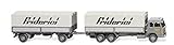Wiking 047502 Pritschenhängerzug Friderici (Hanomag Henschel) - Miniaturmodell - Kein Spielzeug!!