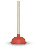 Klangfeiler® Abflussreiniger Pömpel - 140mm - Saugglocke Ausgussreiniger - Für Waschbecken, Klo, Küche, Dusche, WC