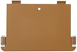HAN Metall-Stützplatte DIN A6 quer - für HAN Holz-Karteikästen und Karteitröge, braun, 6