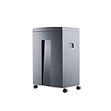 Aktenvernichter 10-Blatt-Hochleistungs-Papier-/CD-/Kreditkarten-Aktenvernichter mit herausziehbarem Korb und 4 Rollen，40 Minuten Laufzeit，21 Liter，für Zuhause oder Home Office XQJJFJ,S