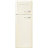 Smeg FAB30LCR3 Kühl-Gefrierkombination, freistehend, cremefarben, 294 l, A+++, 294 l, SN-T, 4 kg/24h, A+++, mit Fächer, cremefarb