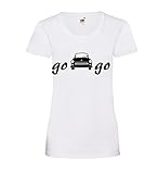 go Trabi go Frauen Lady-Fit T-Shirt Weiß XXL - shirt84