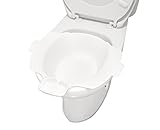 PEPE - Sitzbad für Toilette, Sitzbadewanne Toiletteneinsatz, Sitzwanne für Sitzbäder, Bidetbecken für Toilette, Hämorrhoiden Toilette, Bidet Kunststoff, Tragbare Sitzb