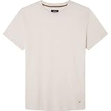 Hackett London Mens Textured Knit Tee T-Shirt, 8MICOCONUT Milk, 3XL